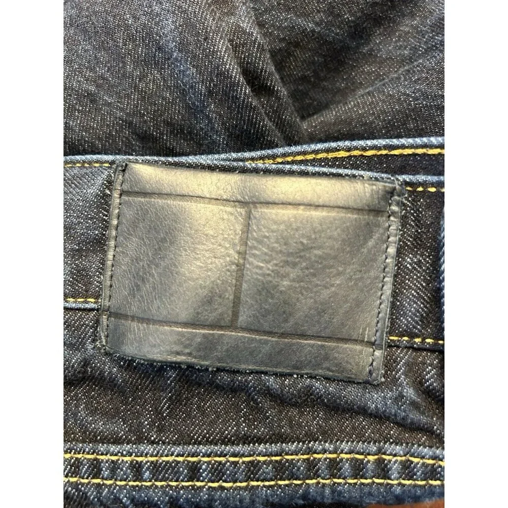 Tommy Hilfiger Jeans Mens Size W36 L26 Dark Wash Button Fly Denim Pants